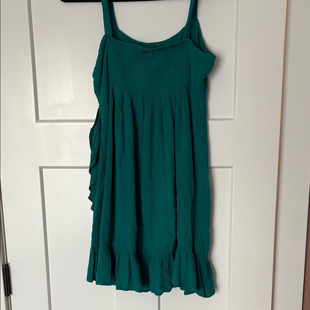 O'Neill Green Ruffled Mini Sundress - Picture 5 of 7